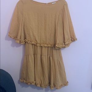 princess polly mustard dress size 10